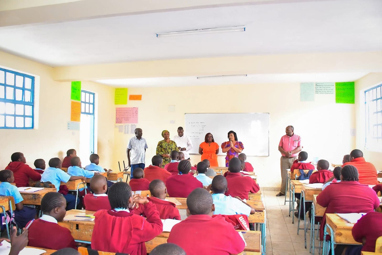 Headteacher Kanya in Class